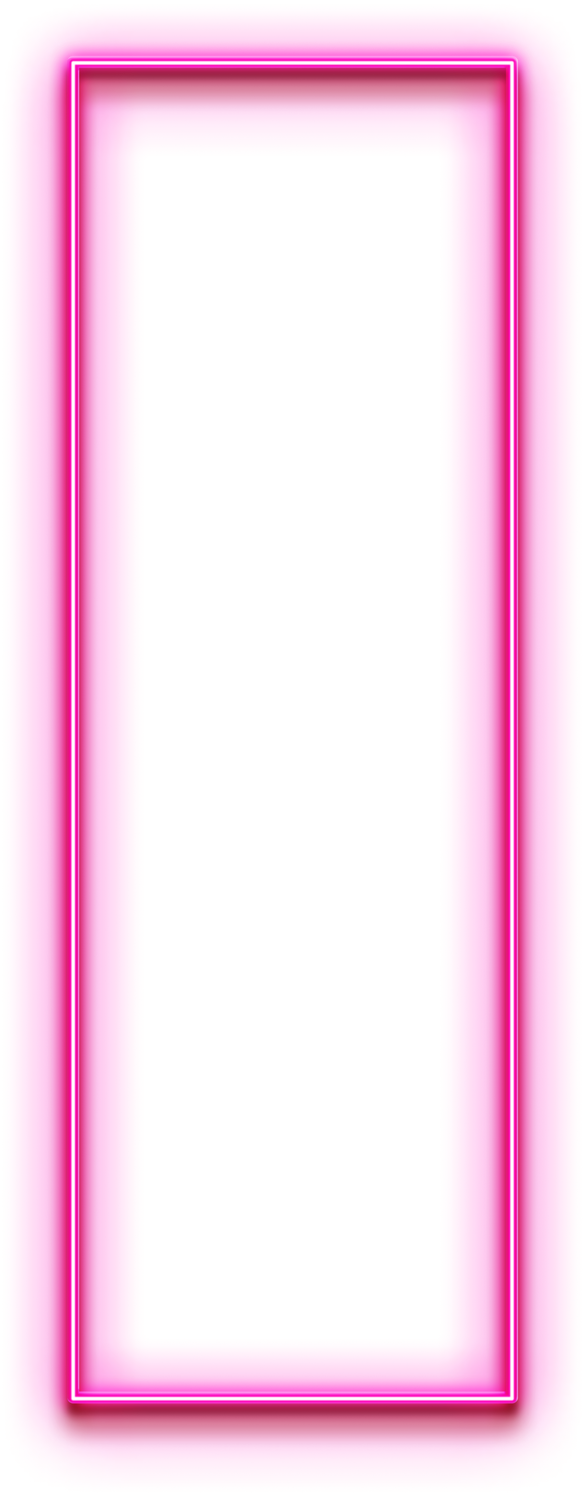 Rectangle Neon Pink